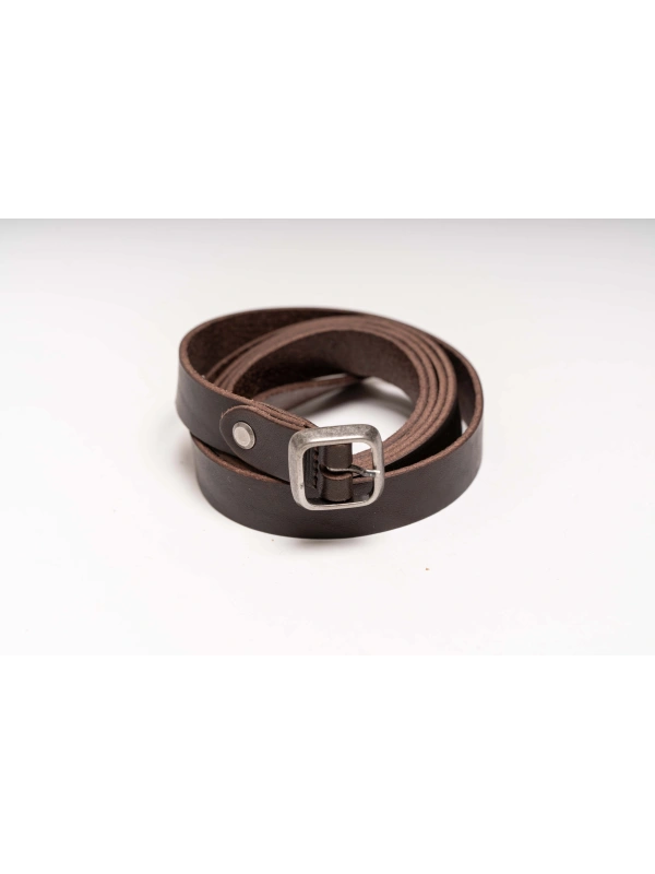 LONG FINISHED LEATHER BELT