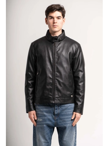 ECO-LEATHER JACKET