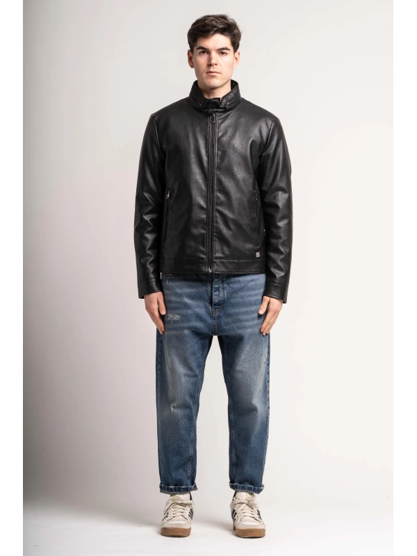 ECO-LEATHER JACKET