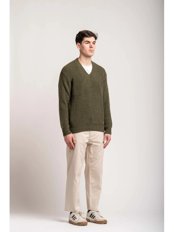 MAGLIA SCOLLO V OVER