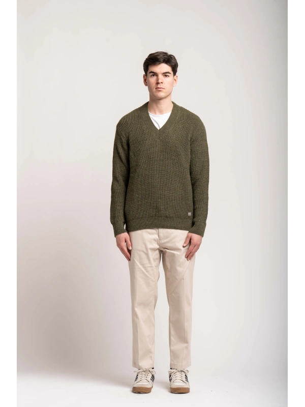 MAGLIA SCOLLO V OVER