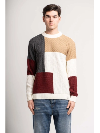 JACQUARD INTARSIA SWEATER COL.