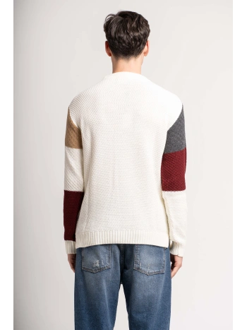 JACQUARD INTARSIA SWEATER COL.