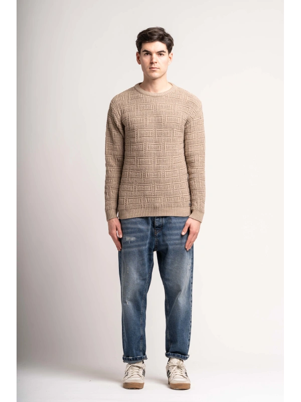 TETRIS STITCH SWEATER