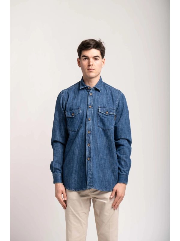 DENIM OVERSHIRT