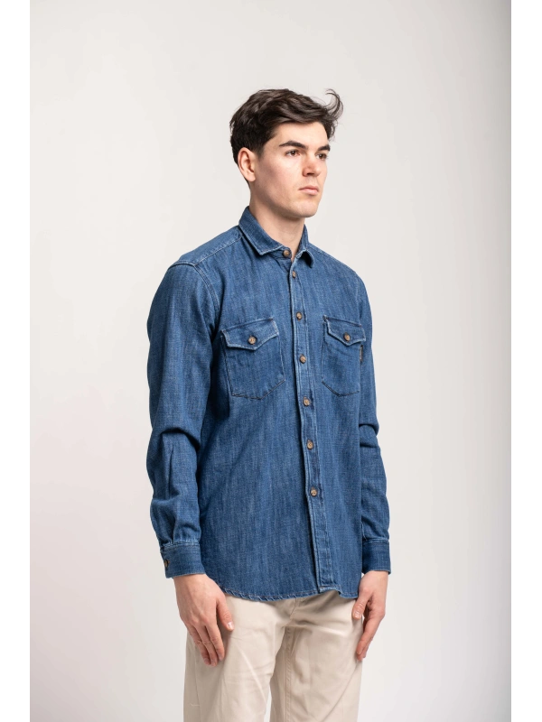 DENIM OVERSHIRT