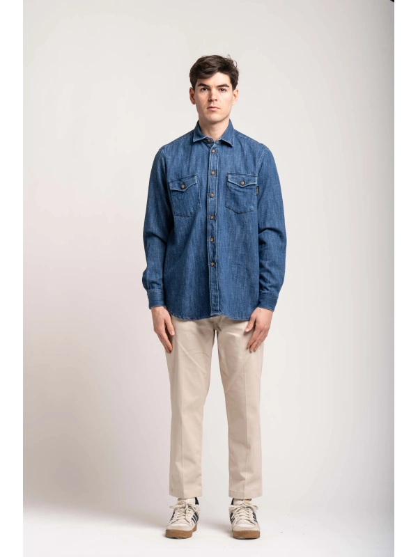 DENIM OVERSHIRT