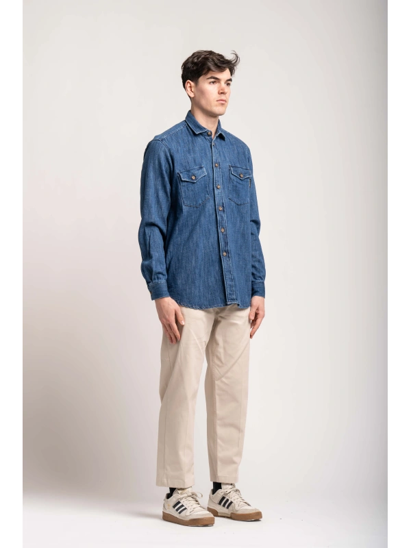 DENIM OVERSHIRT