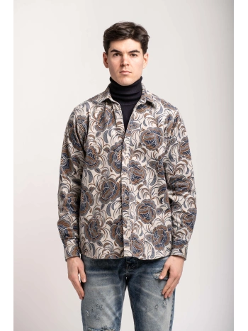 OVERSHIRT VELL.STAMPATO