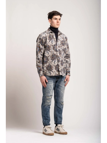 OVERSHIRT VELL.STAMPATO