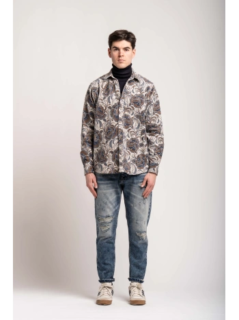 OVERSHIRT VELL.STAMPATO