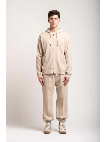SWEATSHIRT CAP+ZIP