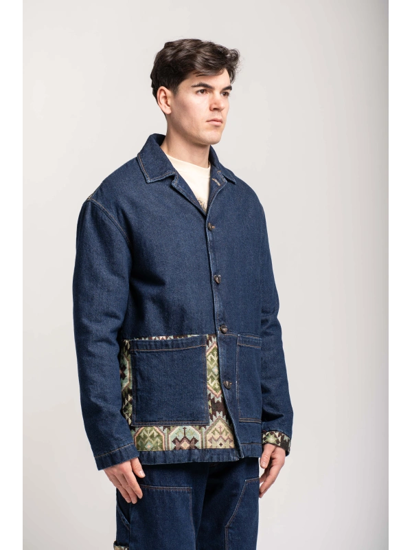 GIUBBOTTO DENIM AZTECO