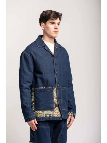 GIUBBOTTO DENIM AZTECO