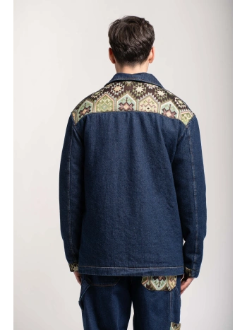 GIUBBOTTO DENIM AZTECO