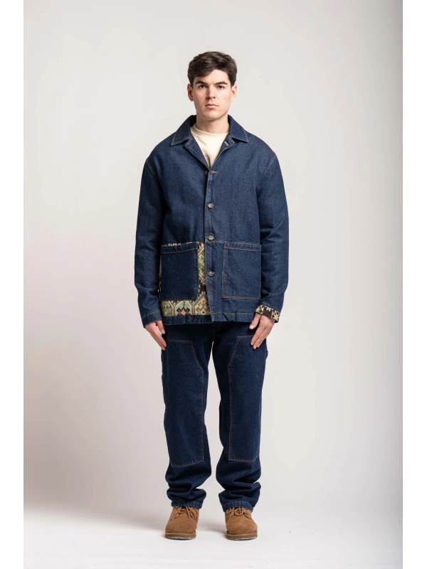 GIUBBOTTO DENIM AZTECO