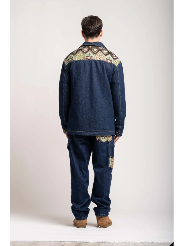 GIUBBOTTO DENIM AZTECO