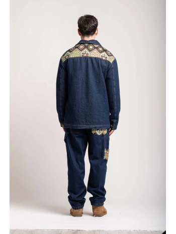 GIUBBOTTO DENIM AZTECO
