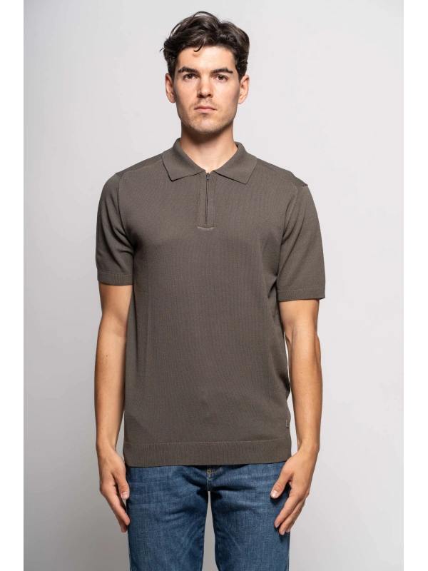 POLO SHIRT M/S ZIP