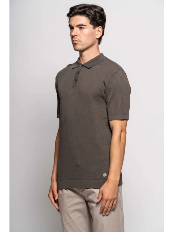 RIBBED POLO