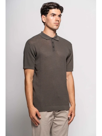 RIBBED POLO