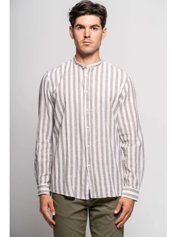 CAM.COR. WIDE LINE LINEN/COT