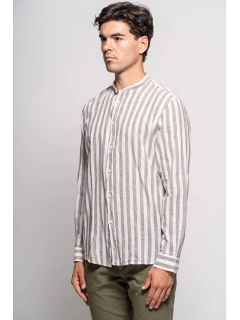 CAM.COR. WIDE LINE LINEN/COT