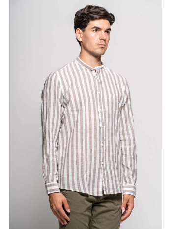 CAM.COR. WIDE LINE LINEN/COT