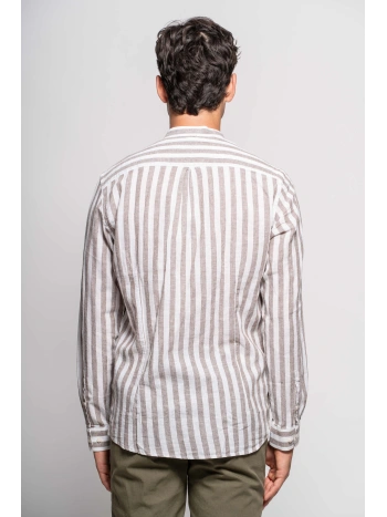 CAM.COR. WIDE LINE LINEN/COT