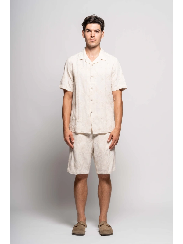 CAMICIA M/M JAQUARD CO/LI