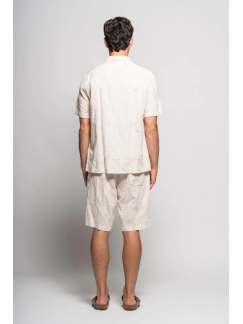 CAMICIA M/M JAQUARD CO/LI