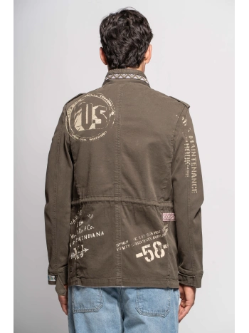 PRINTED SAHARIAN JACKET