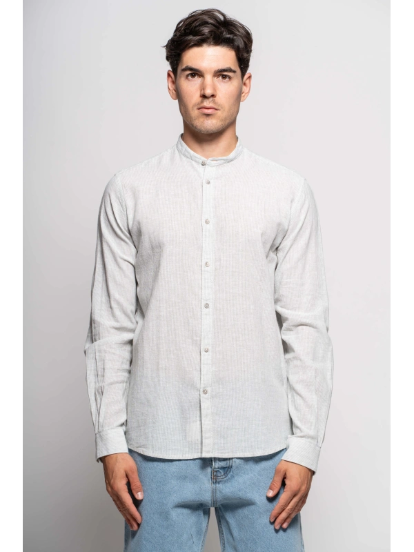 LI/CO MICRO-STRIPE SHIRT