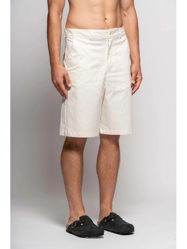 BERMUDA SHORTS WITH WIDE LOOP BANDS