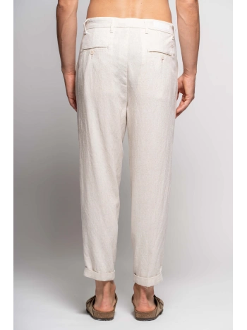 PANTALONE MISTO LINO