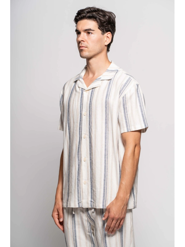 OVERSHIRT S/S RIG.MISTOLINO