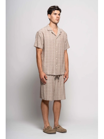 JACQUARD S/S OVERSHIRT