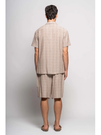JACQUARD S/S OVERSHIRT