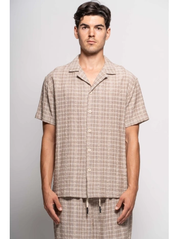 JACQUARD S/S OVERSHIRT
