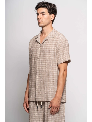 JACQUARD S/S OVERSHIRT