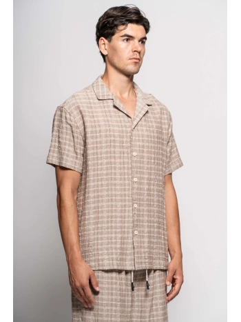 JACQUARD S/S OVERSHIRT