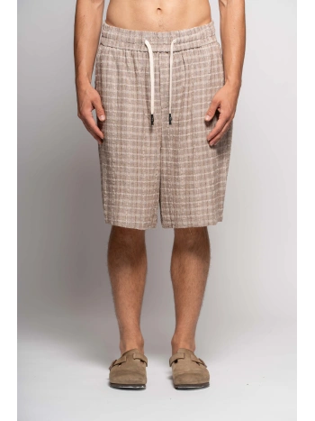 JACQUARD BASKET BERMUDA SHORTS