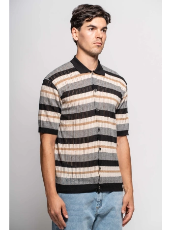 CAMICIA MAGLIA M/M RIGHE