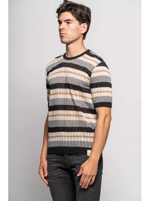 STRIPED M/S T-SHIRT 2
