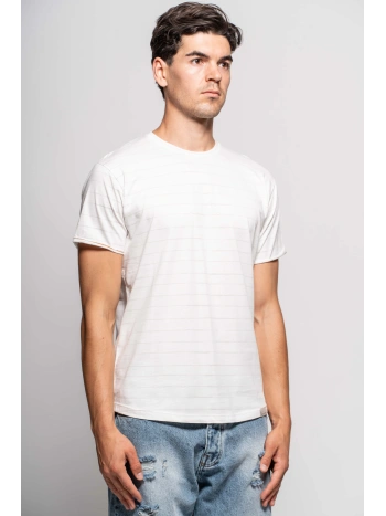 REVERSE STRIPE T-SHIRT