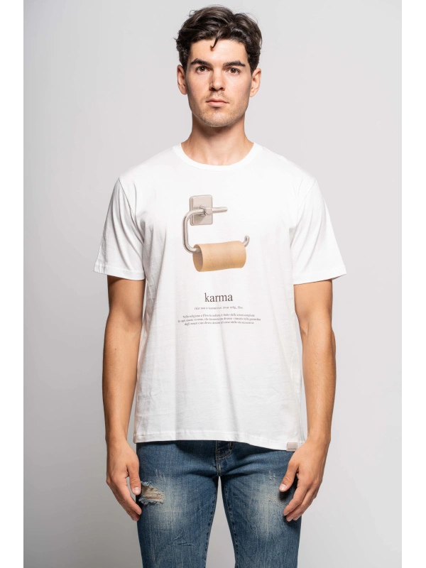 T-SHIRT STAMPA KARMA