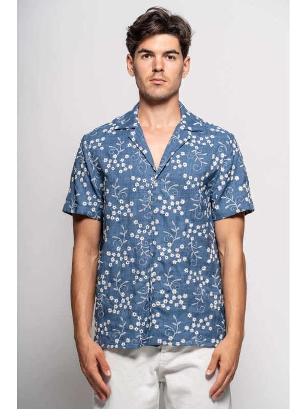 S/S SANGALLO CHAMBRAY SHIRT