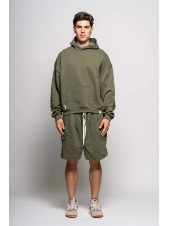 BOXY FIT HOODED SWEATSHIRT