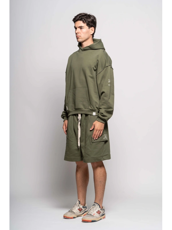 BOXY FIT HOODED SWEATSHIRT 2