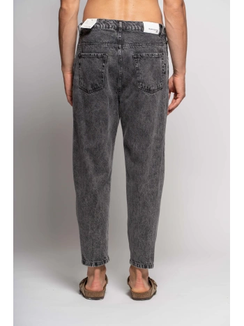 BLACK DRAWSTRING JEANS